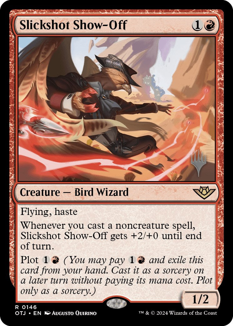 Slickshot Show-Off (Promo Pack) [Outlaws of Thunder Junction Promos] | Good Games Cannington