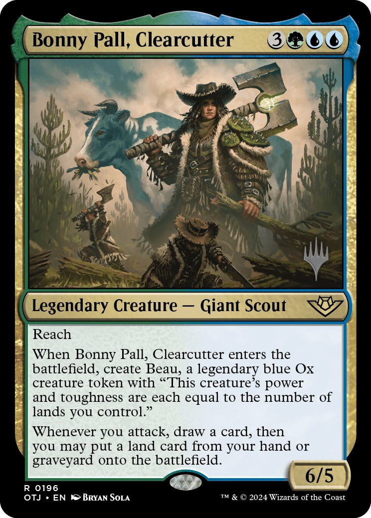 Bonny Pall, Clearcutter (Promo Pack) [Outlaws of Thunder Junction Promos] | Good Games Cannington
