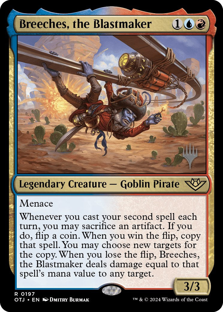 Breeches, the Blastmaker (Promo Pack) [Outlaws of Thunder Junction Promos] | Good Games Cannington
