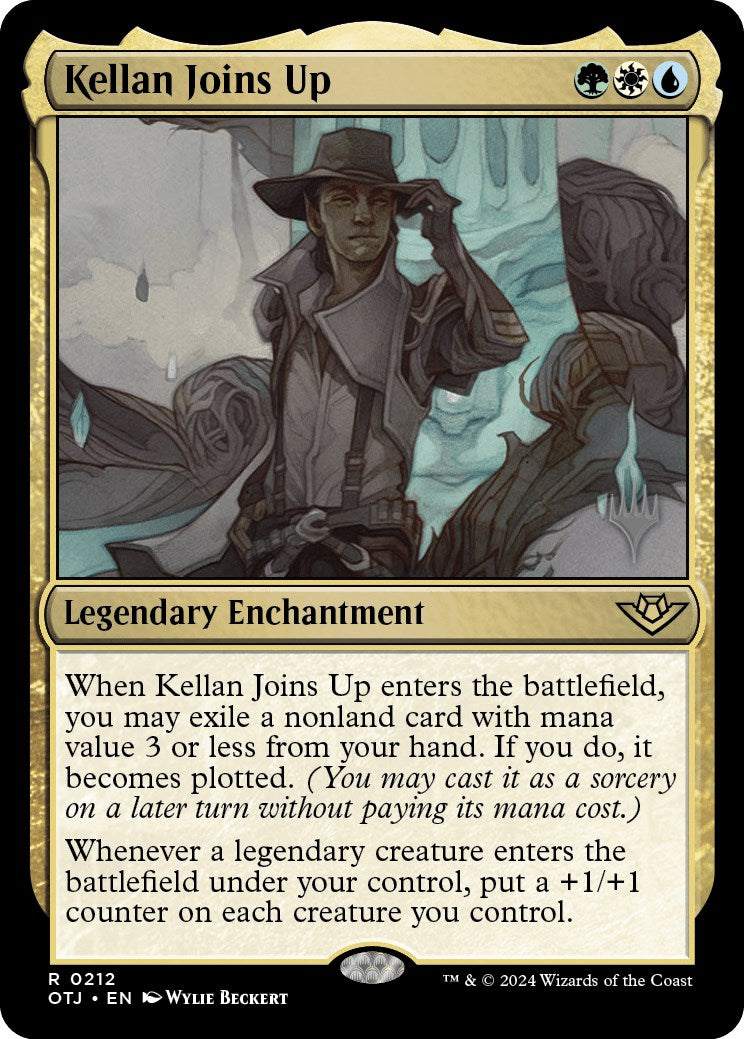 Kellan Joins Up (Promo Pack) [Outlaws of Thunder Junction Promos] | Good Games Cannington