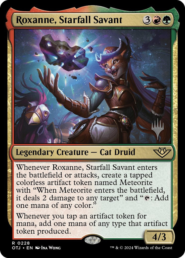 Roxanne, Starfall Savant (Promo Pack) [Outlaws of Thunder Junction Promos] | Good Games Cannington