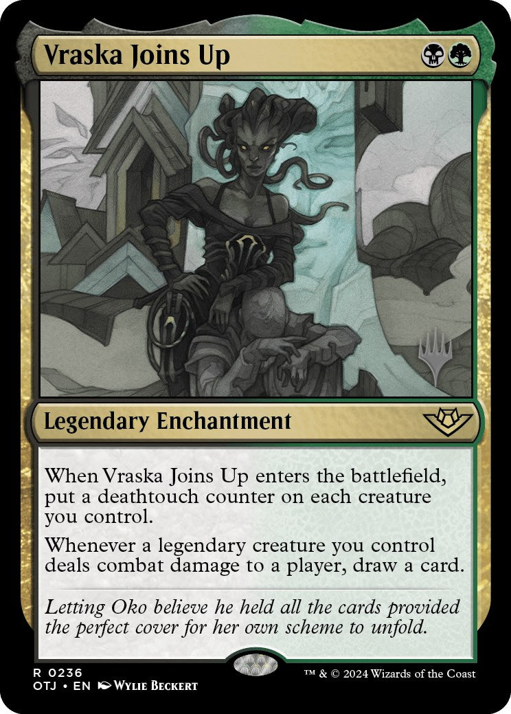 Vraska Joins Up (Promo Pack) [Outlaws of Thunder Junction Promos] | Good Games Cannington
