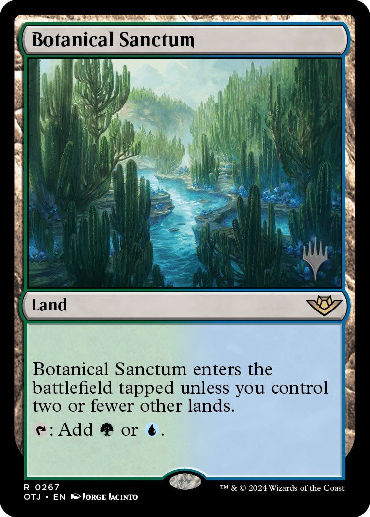 Botanical Sanctum (Promo Pack) [Outlaws of Thunder Junction Promos] | Good Games Cannington
