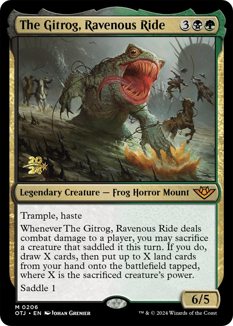 The Gitrog, Ravenous Ride [Outlaws of Thunder Junction Prerelease Promos] | Good Games Cannington