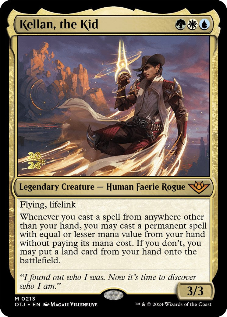 Kellan, the Kid [Outlaws of Thunder Junction Prerelease Promos] | Good Games Cannington