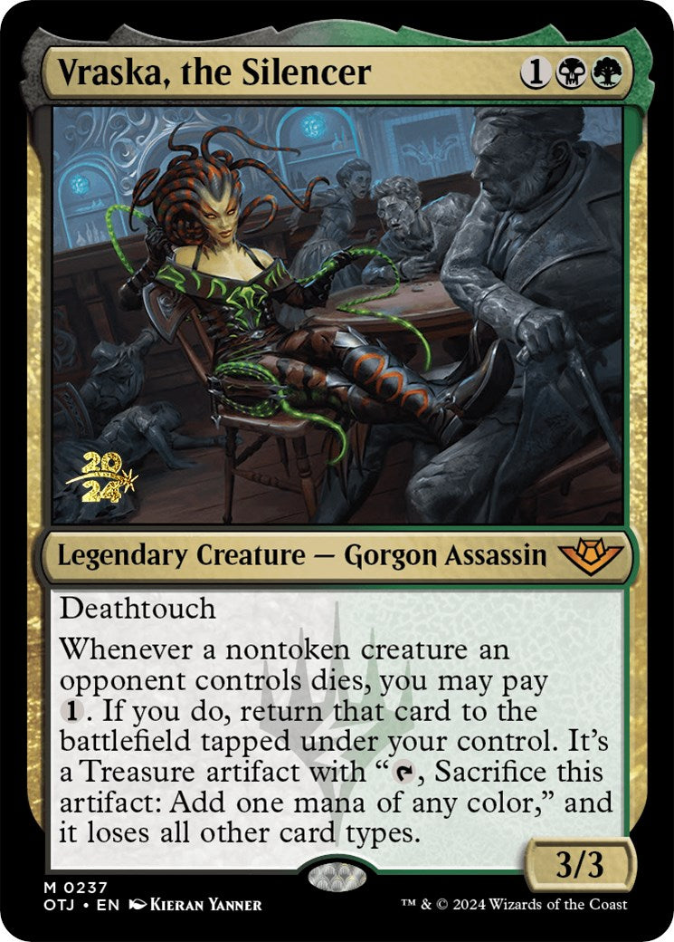 Vraska, the Silencer [Outlaws of Thunder Junction Prerelease Promos] | Good Games Cannington