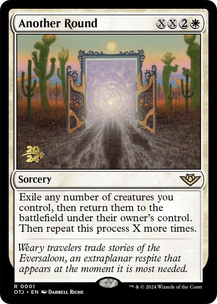 Another Round [Outlaws of Thunder Junction Prerelease Promos] | Good Games Cannington