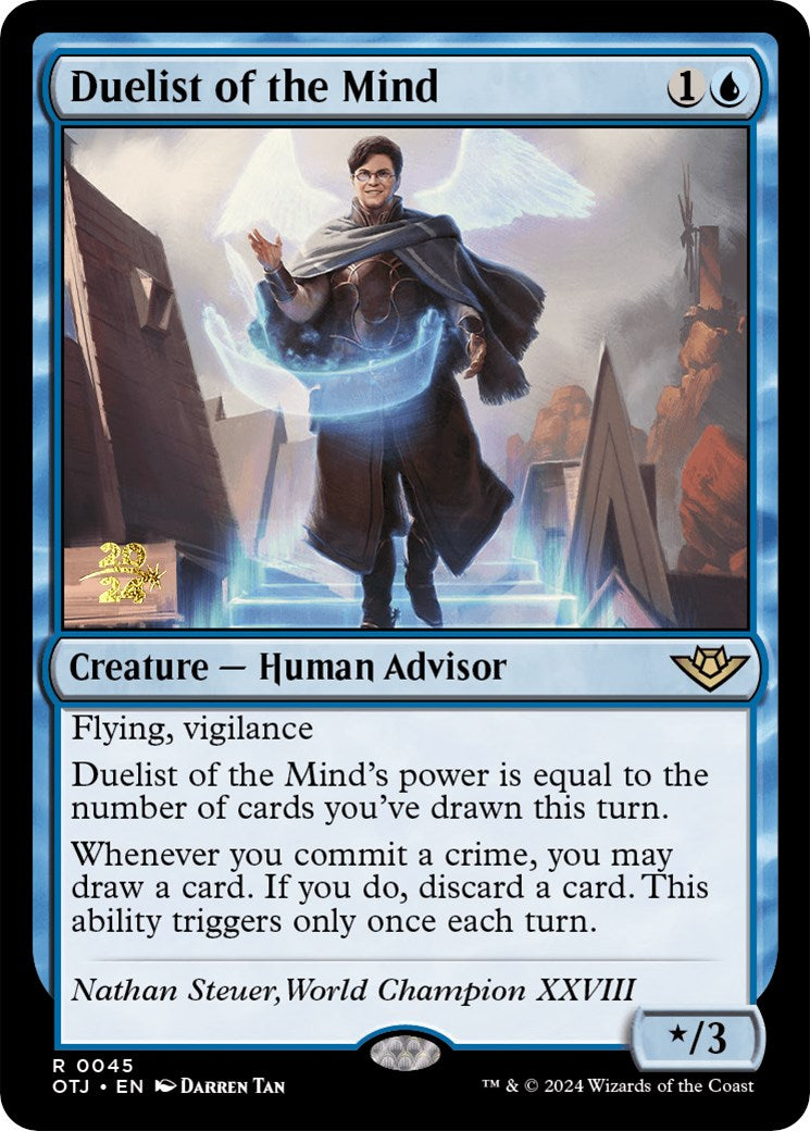 Duelist of the Mind [Outlaws of Thunder Junction Prerelease Promos] | Good Games Cannington