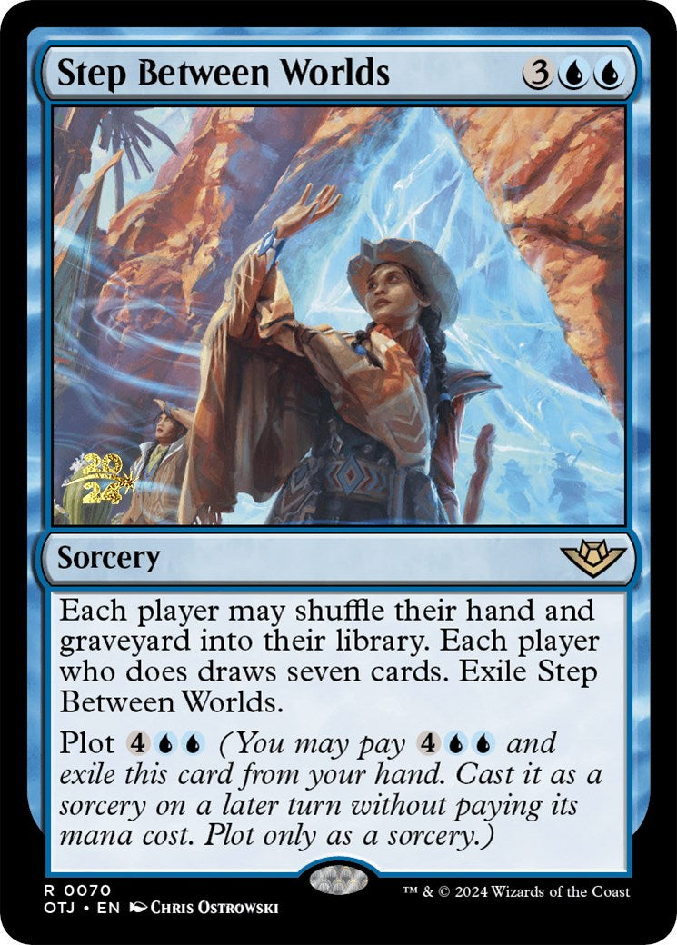 Step Between Worlds [Outlaws of Thunder Junction Prerelease Promos] | Good Games Cannington