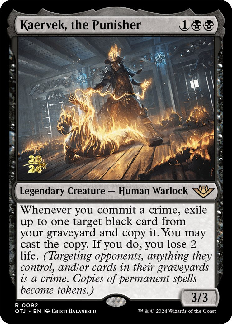 Kaervek, the Punisher [Outlaws of Thunder Junction Prerelease Promos] | Good Games Cannington