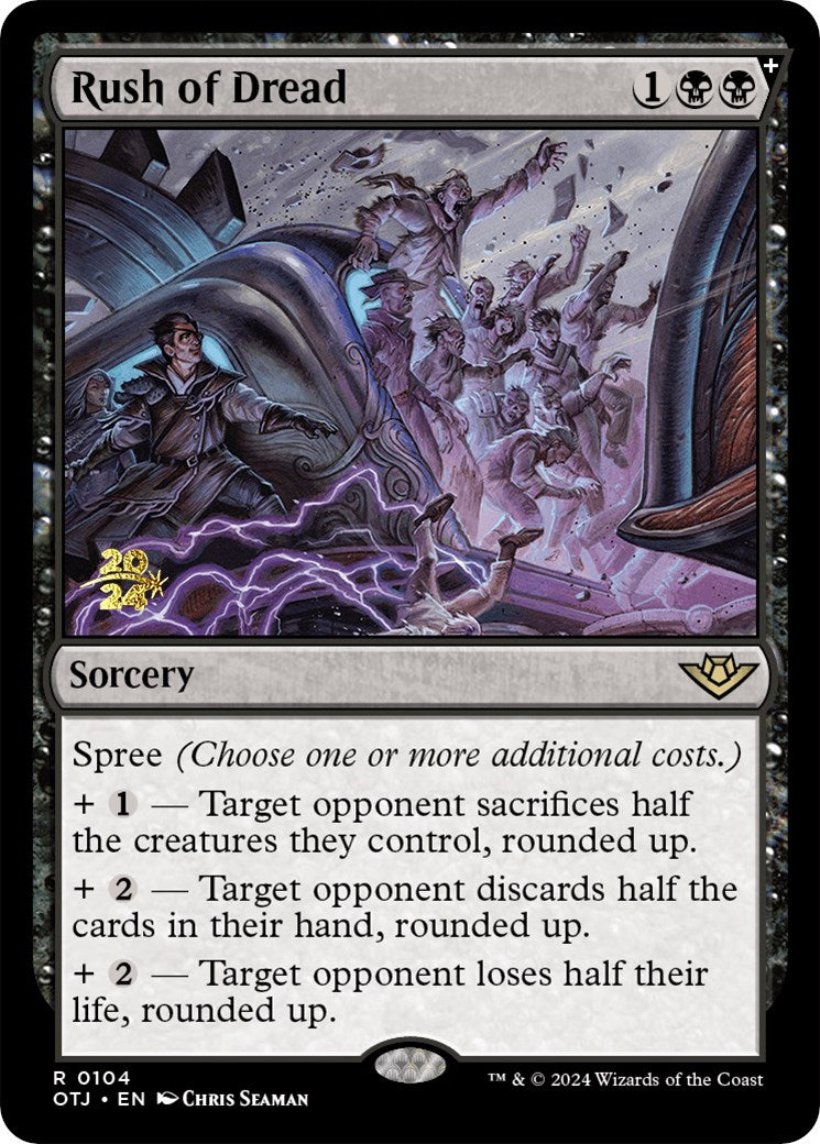 Rush of Dread [Outlaws of Thunder Junction Prerelease Promos] | Good Games Cannington