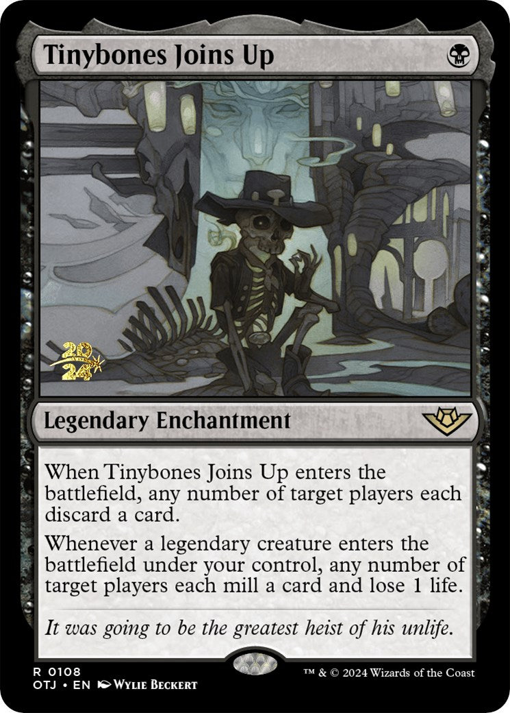 Tinybones Joins Up [Outlaws of Thunder Junction Prerelease Promos] | Good Games Cannington