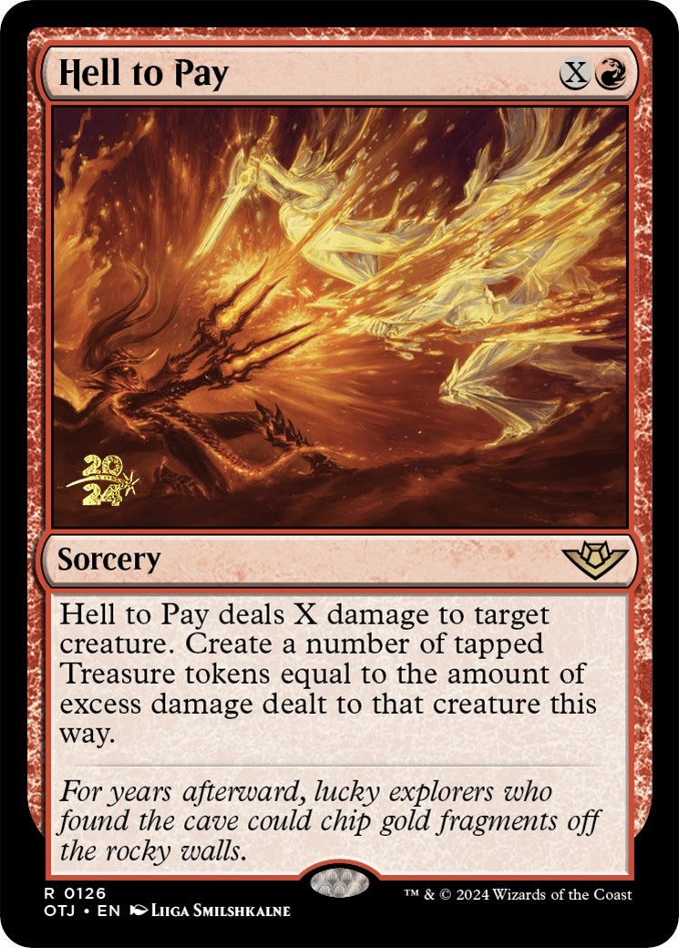 Hell to Pay [Outlaws of Thunder Junction Prerelease Promos] | Good Games Cannington