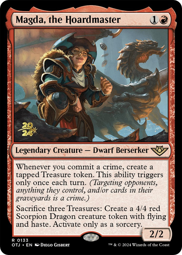 Magda, the Hoardmaster [Outlaws of Thunder Junction Prerelease Promos] | Good Games Cannington