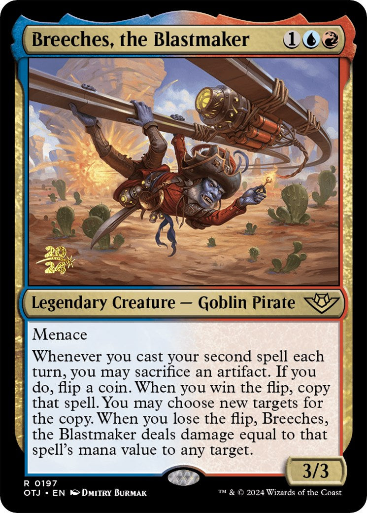 Breeches, the Blastmaker [Outlaws of Thunder Junction Prerelease Promos] | Good Games Cannington