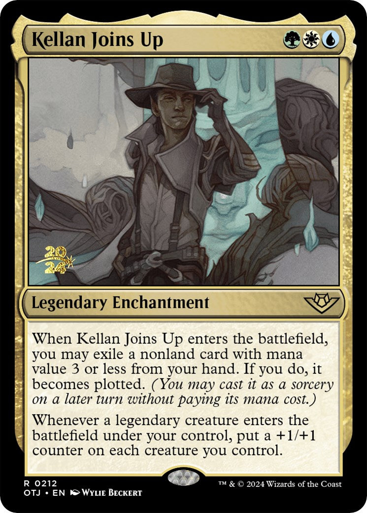 Kellan Joins Up [Outlaws of Thunder Junction Prerelease Promos] | Good Games Cannington