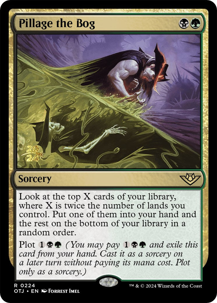 Pillage the Bog [Outlaws of Thunder Junction Prerelease Promos] | Good Games Cannington