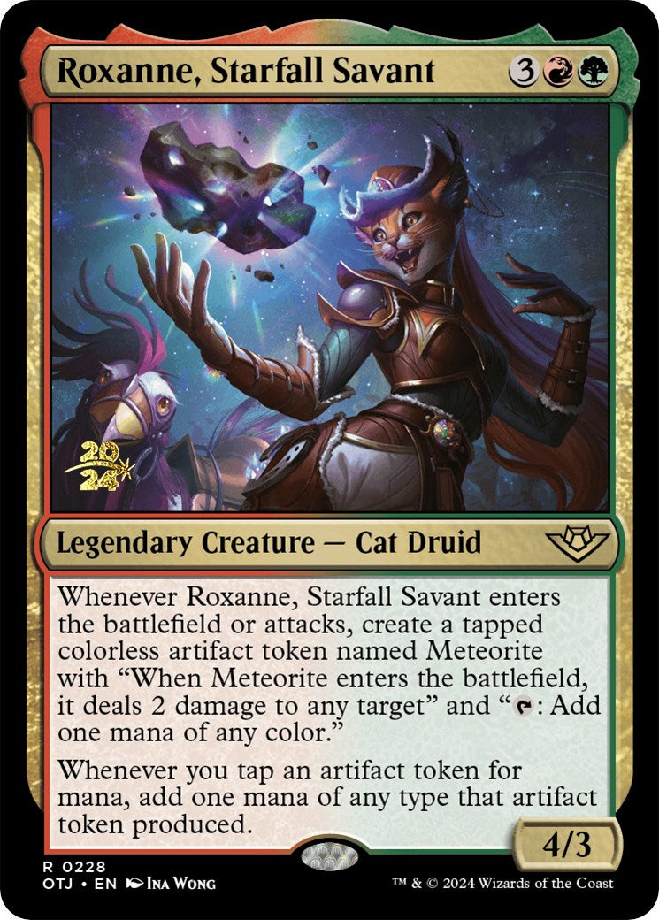 Roxanne, Starfall Savant [Outlaws of Thunder Junction Prerelease Promos] | Good Games Cannington