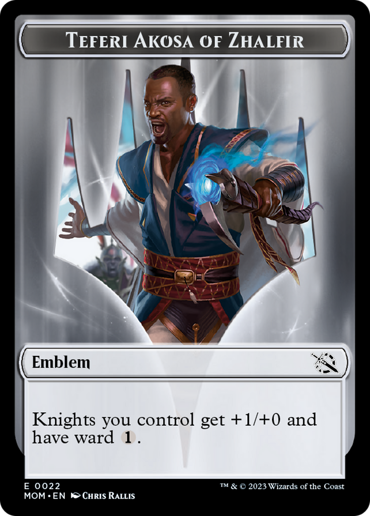 Teferi Akosa of Zhalfir Emblem [March of the Machine Tokens] | Good Games Cannington