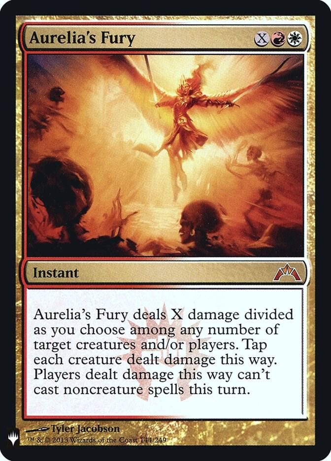 Aurelias Fury 144 (The List Reprints)  - Foil | Good Games Cannington