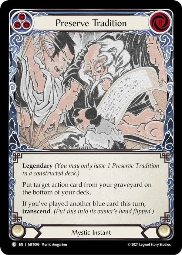 Perserve Tradition [MST099] (Part the Mistveil) | Good Games Cannington