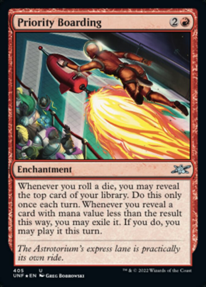 Priority Boarding (Galaxy Foil) [Unfinity] | Good Games Cannington