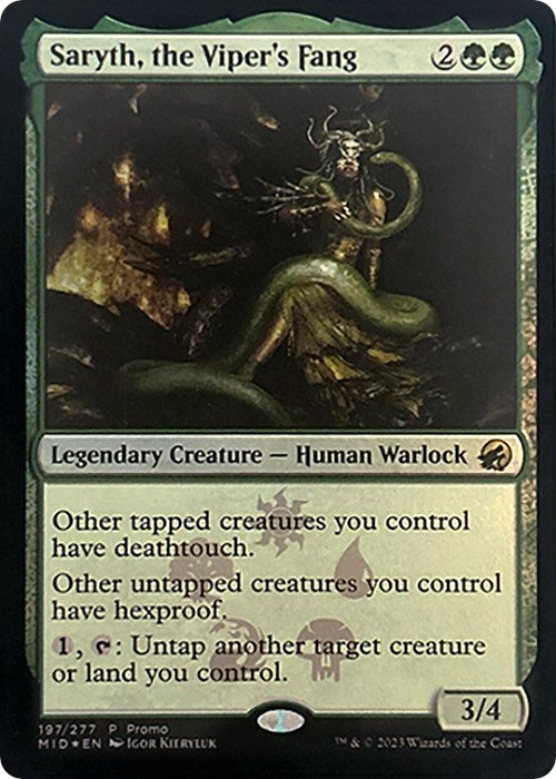 Saryth, the Viper's Fang [Media Promos] | Good Games Cannington