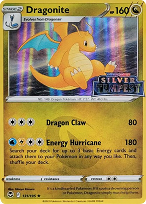 Dragonite (131/195) (Silver Tempest Stamped) [Sword & Shield: Silver Tempest] | Good Games Cannington