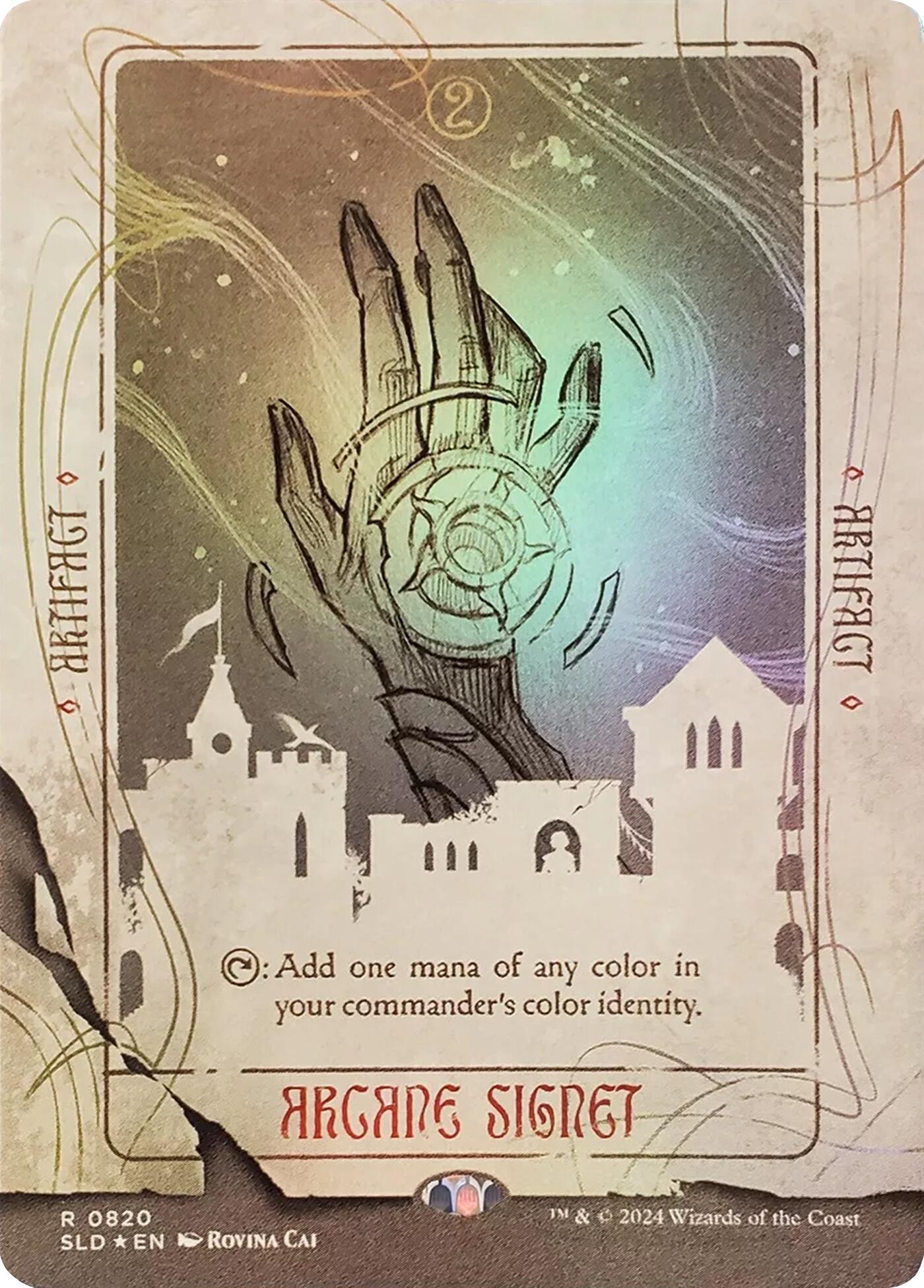 Arcane Signet (0820) (Rainbow Foil) [Secret Lair Drop Series] | Good Games Cannington