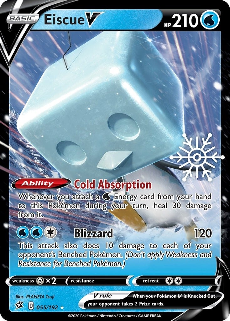 Eiscue V (055/192) (Holiday Calendar) [Sword & Shield: Rebel Clash] | Good Games Cannington