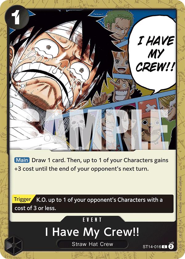 I Have My Crew!! [Starter Deck: 3D2Y] | Good Games Cannington