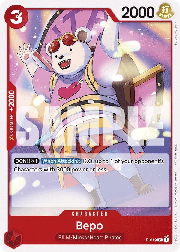 Bepo (Tournament Pack Vol. 7) [One Piece Promotion Cards] | Good Games Cannington