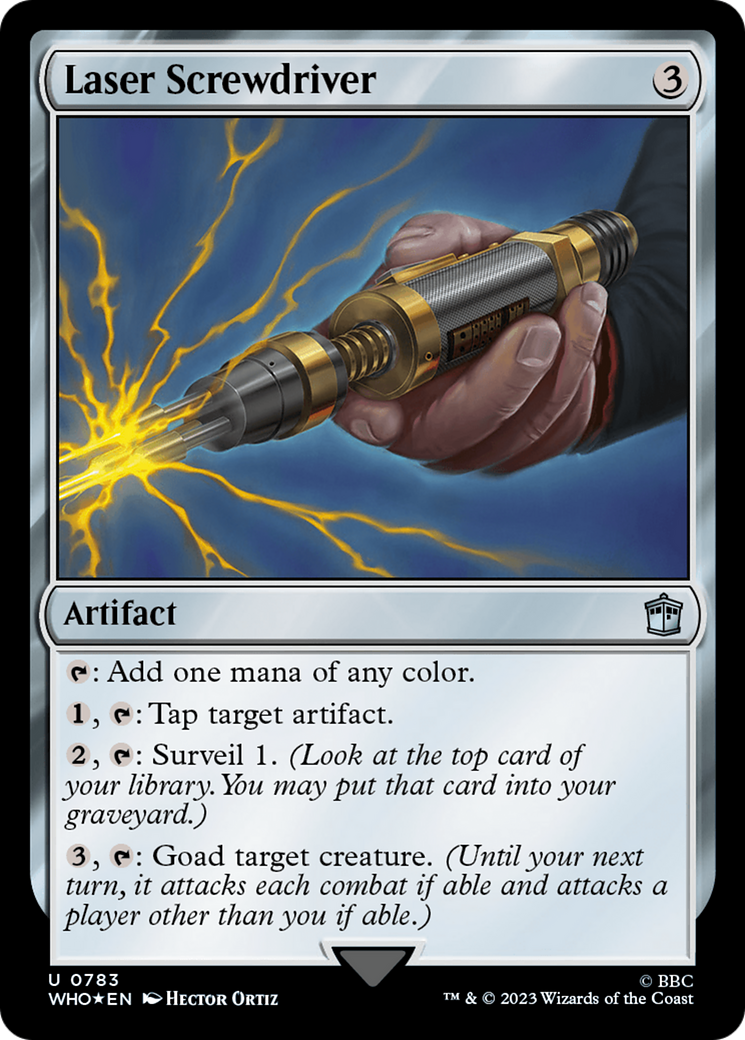 Laser Screwdriver (Surge Foil) [Doctor Who] | Good Games Cannington