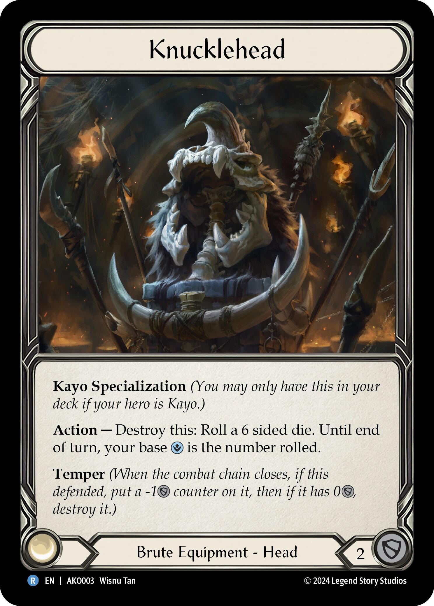 Knucklehead [AKO003] (Armory Deck: Kayo) | Good Games Cannington