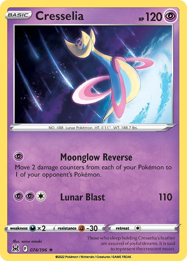 Cresselia (074/196) (Deck Exclusive) [Sword & Shield: Lost Origin] | Good Games Cannington