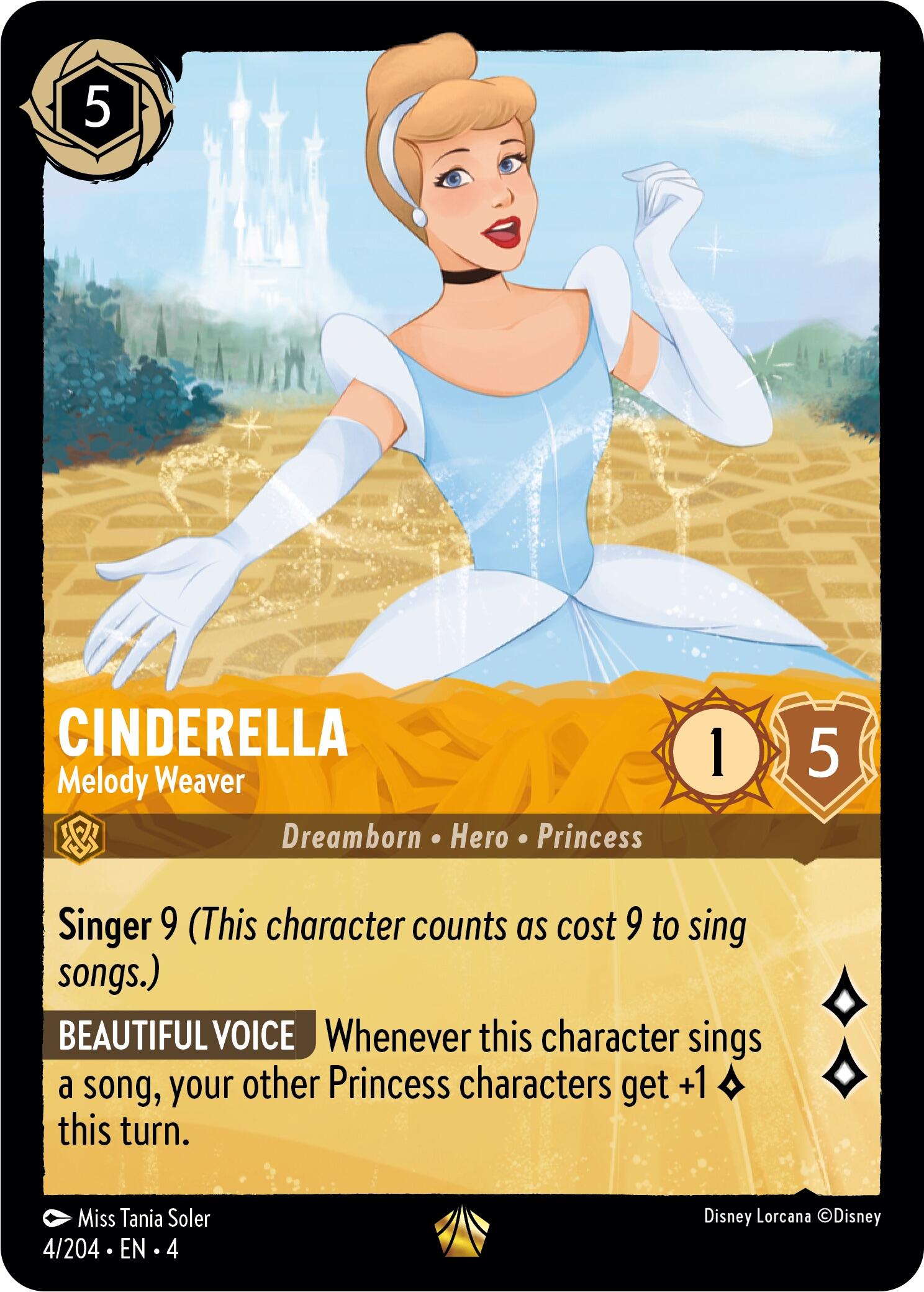 Cinderella - Melody Weaver (4/204) [Ursula's Return] | Good Games Cannington