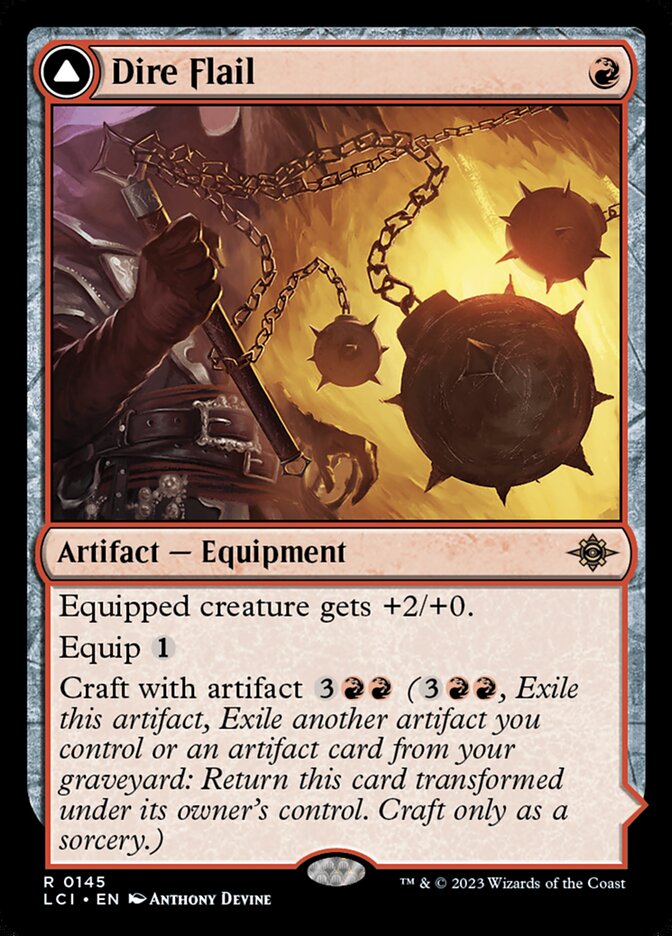 Dire Flail // Dire Blunderbuss 145/291 (The Lost Caverns of Ixalan)  | Good Games Cannington