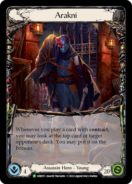 Arakni [HER073] (Promo)  Cold Foil | Good Games Cannington