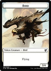 Bird (001) // Sculpture Double-Sided Token [Commander 2019 Tokens] | Good Games Cannington