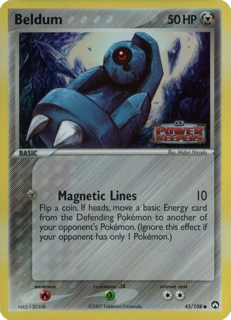 Beldum (45/108) (Stamped) [EX: Power Keepers] | Good Games Cannington