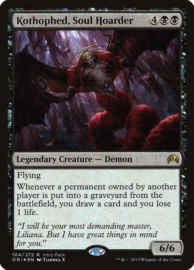 Kothophed, Soul Hoarder (Intro Pack) [Magic Origins Promos] | Good Games Cannington