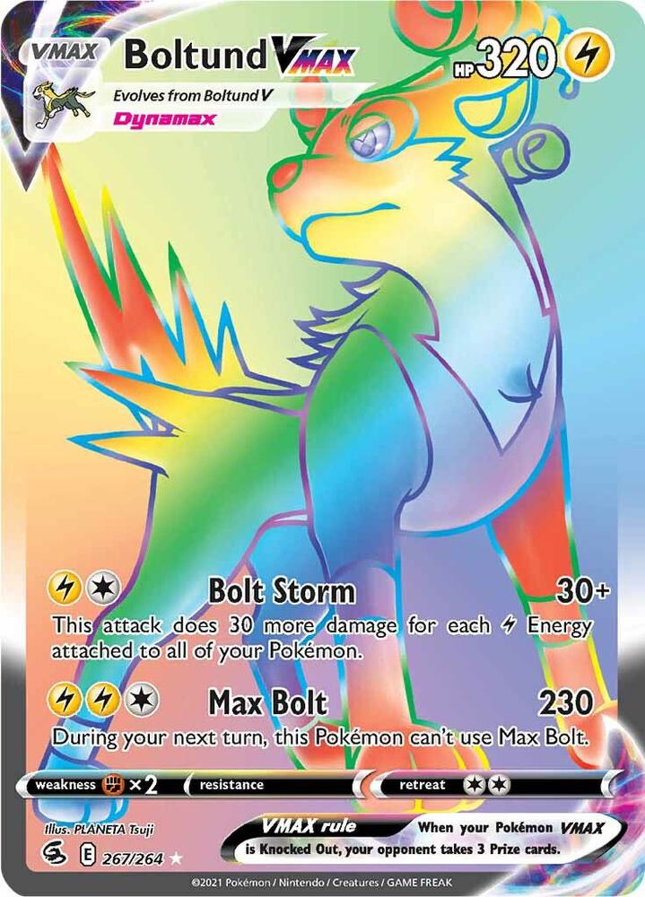 Boltund VMAX Secret 267/264 (SWSH08: Fusion Strike)  - Holofoil | Good Games Cannington
