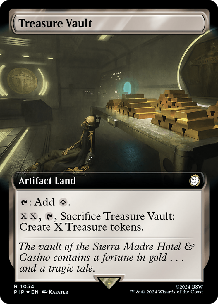 Treasure Vault (Extended Art) (Surge Foil) [Fallout] | Good Games Cannington