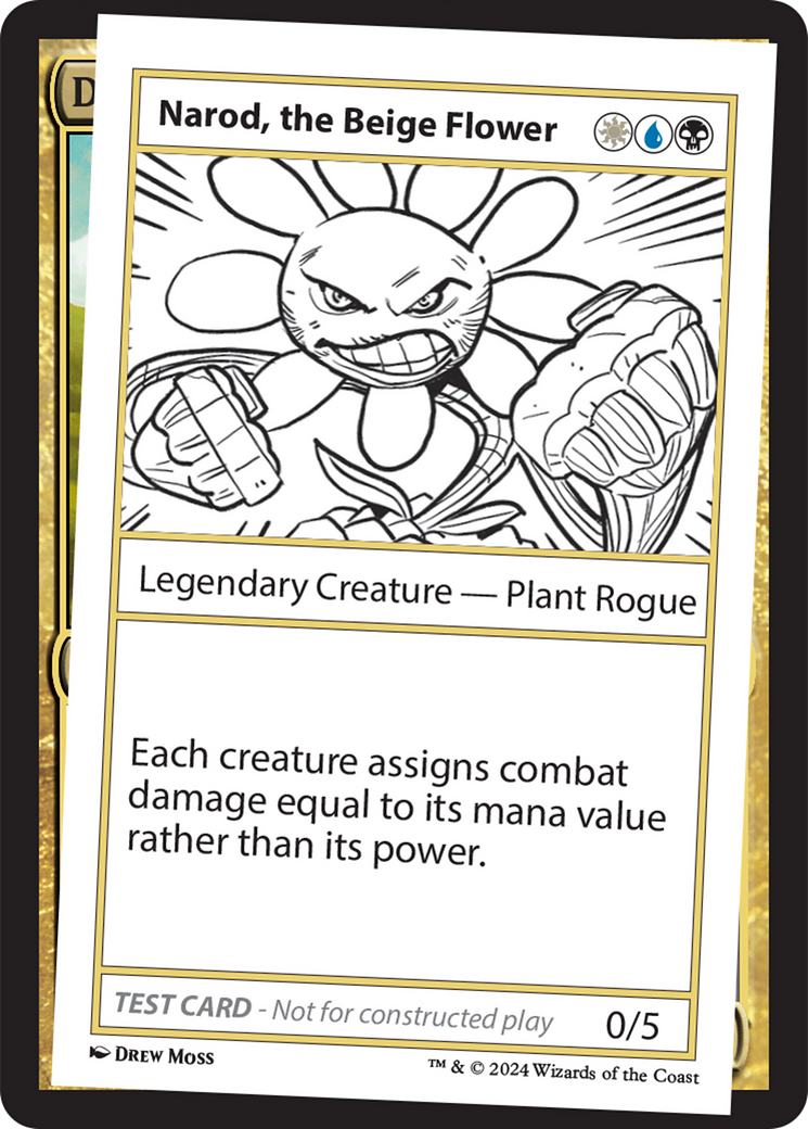 Narod, the Beige Flower [Mystery Booster 2 Playtest Cards] | Good Games Cannington
