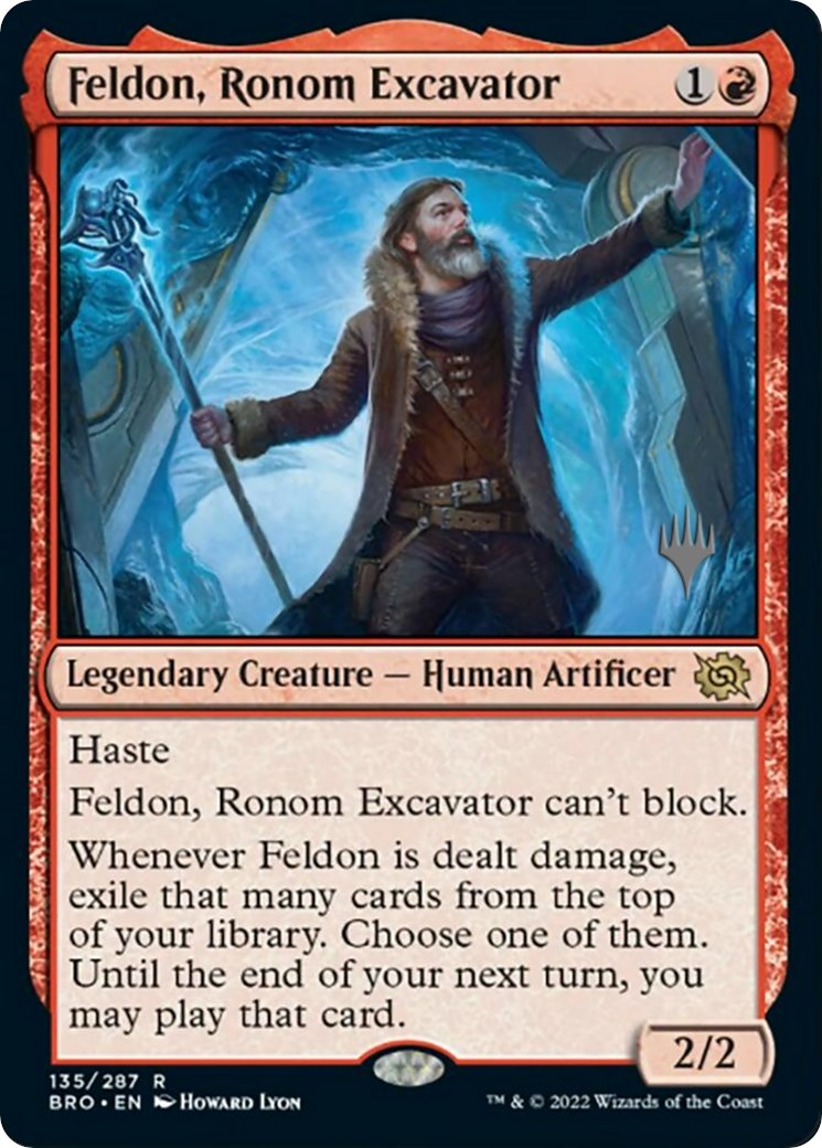 Feldon, Ronom Excavator (Promo Pack) [The Brothers' War Promos] | Good Games Cannington