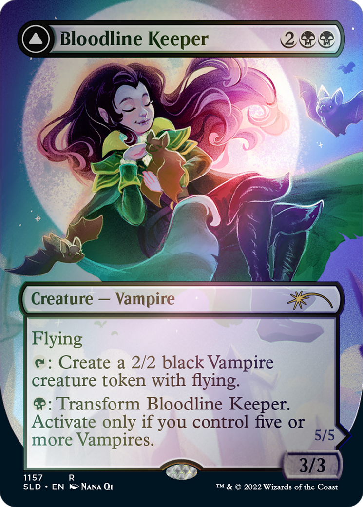 Bloodline Keeper // Lord of Lineage (Borderless) [Secret Lair: From Cute to Brute] | Good Games Cannington
