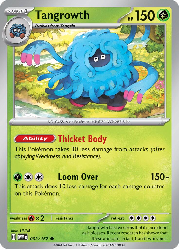 Tangrowth (002/167) [Scarlet & Violet: Twilight Masquerade] | Good Games Cannington