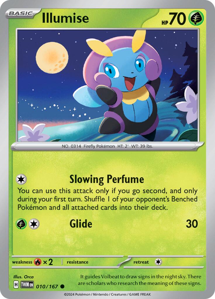 Illumise (010/167) [Scarlet & Violet: Twilight Masquerade] | Good Games Cannington