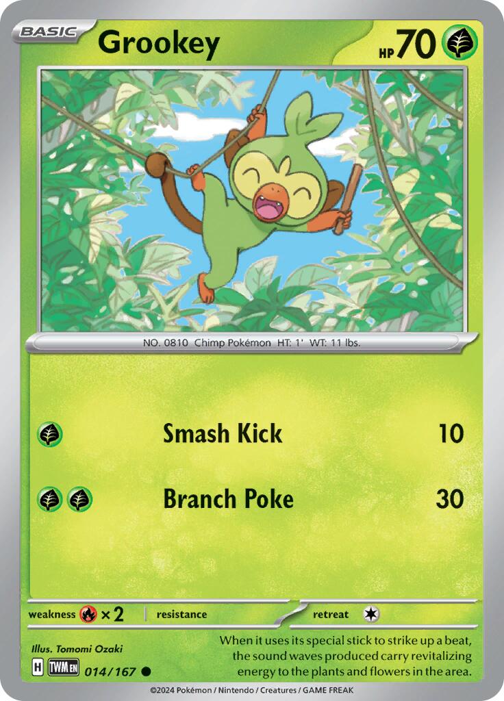 Grookey (014/167) [Scarlet & Violet: Twilight Masquerade] | Good Games Cannington