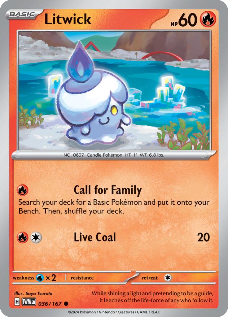 Litwick (036/167) [Scarlet & Violet: Twilight Masquerade] | Good Games Cannington